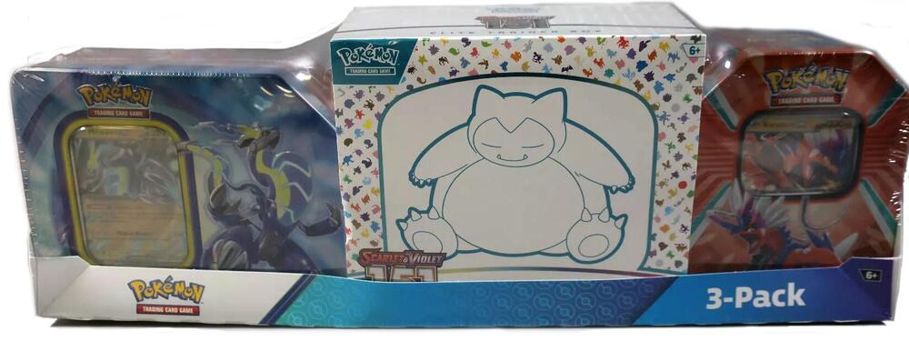 [Sealed] Pokemon Collector 3-Pack: Scarlet & Violet 151 ETB + Paldea Legends Tins - Pokemon TCG