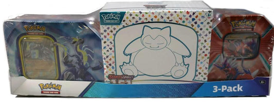 [Sealed] Pokemon Collector 3-Pack: Scarlet & Violet 151 ETB + Paldea Legends Tins - Pokemon TCG