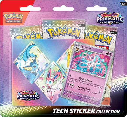 [Sealed] Prismatic Evolutions Tech Sticker Collection [Sylveon] - Pokemon TCG